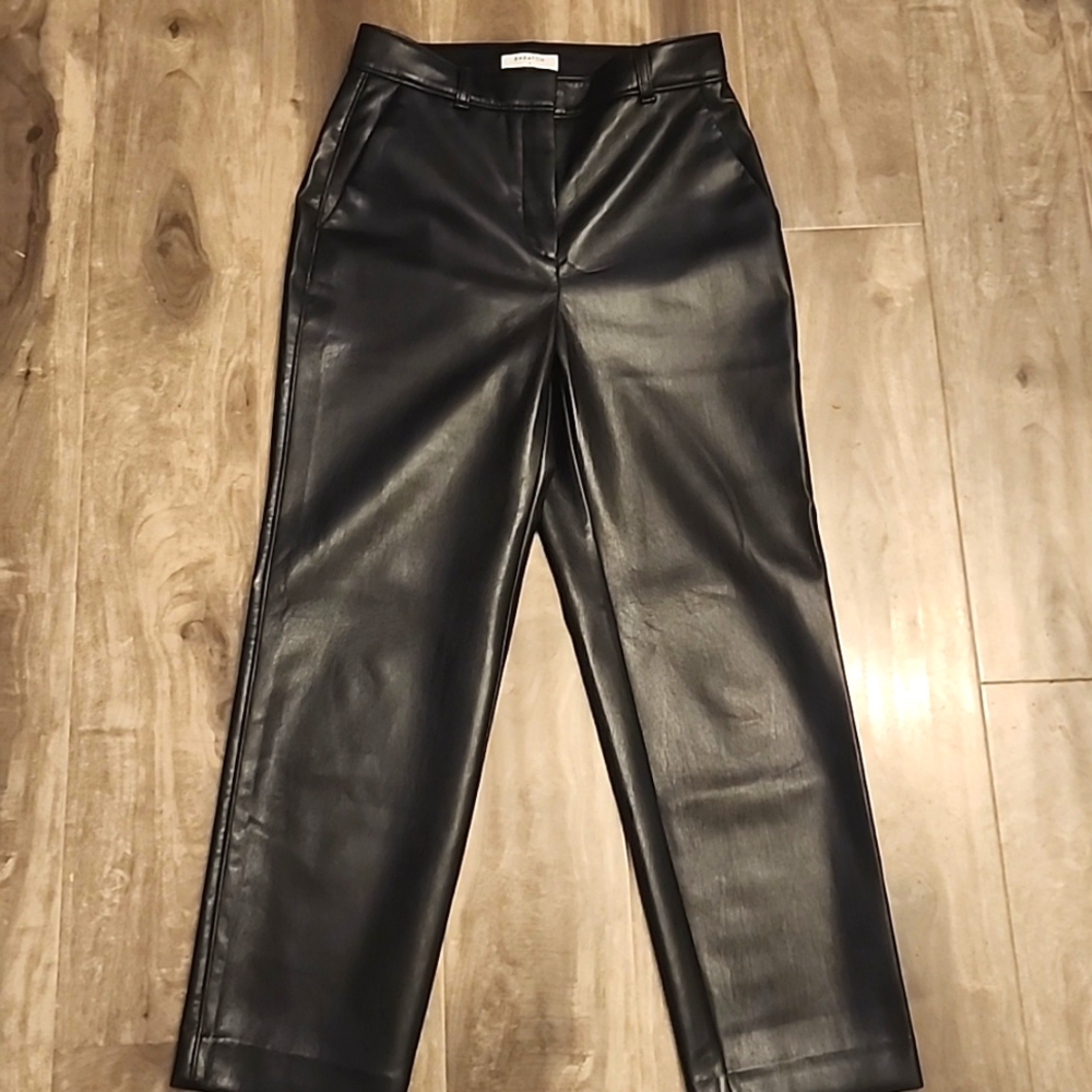 Babton vegan leather pants. Size 2 black.